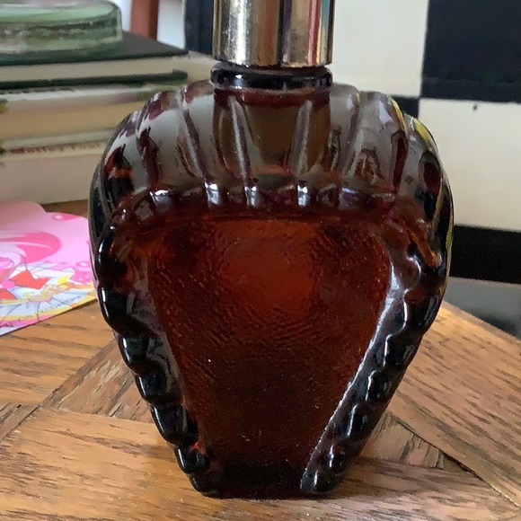 Vintage old perfume bottle native chief with a headdress - Picture 3 of 3